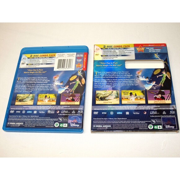 Peter Pan Diamond Edition Blu-ray/DVD Combo Slipcover Multi Language Edition - Picture 3 of 3